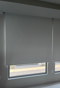 Motorized Somfy Blackout Shades for Nursery Room in La Mesa